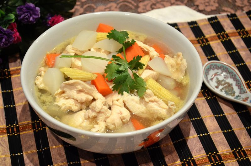 蘿蔔雞肉湯