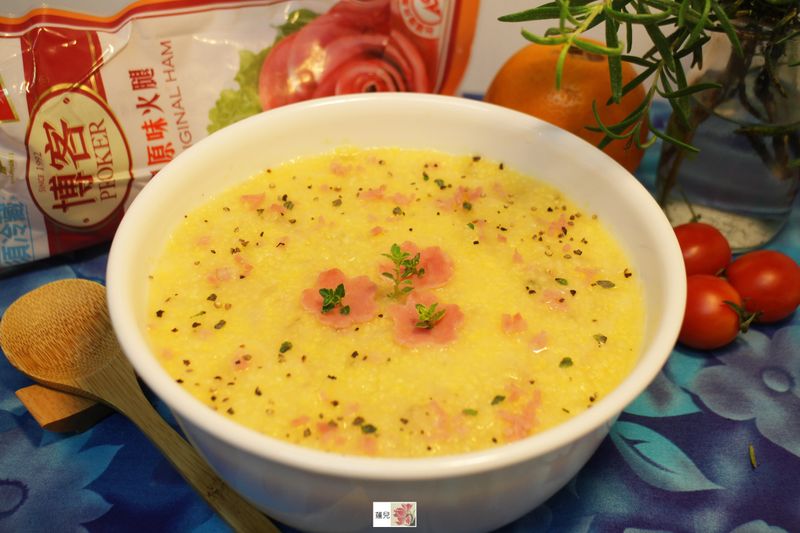 火腿黃金玉米濃湯【博客原味條狀火腿】
