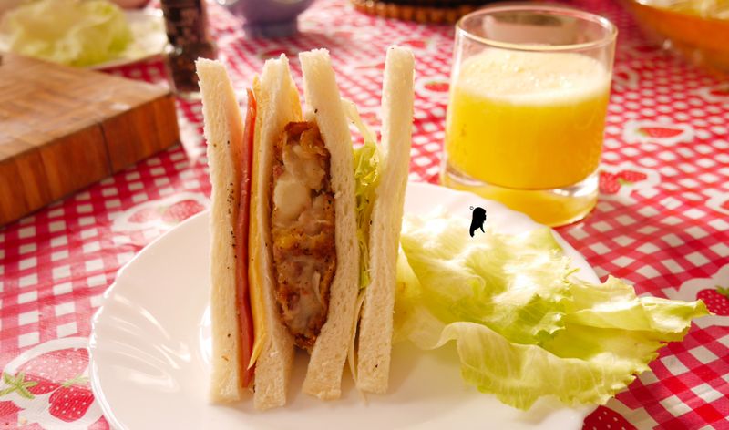 可樂餅三明治