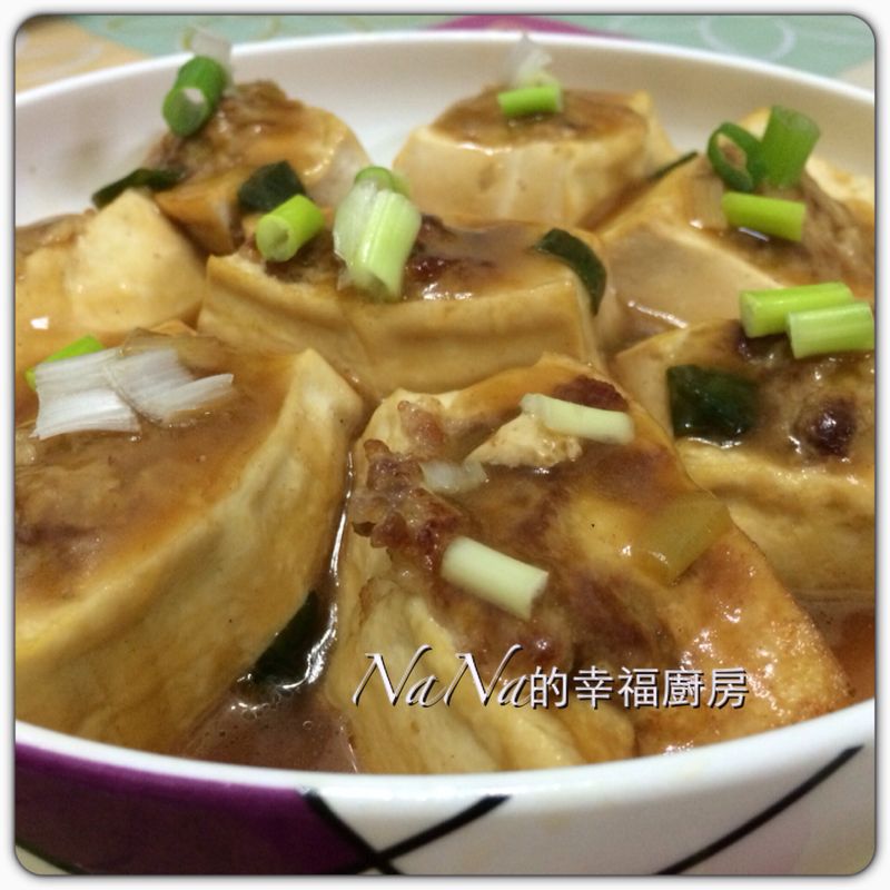 紅燒鑲肉豆腐