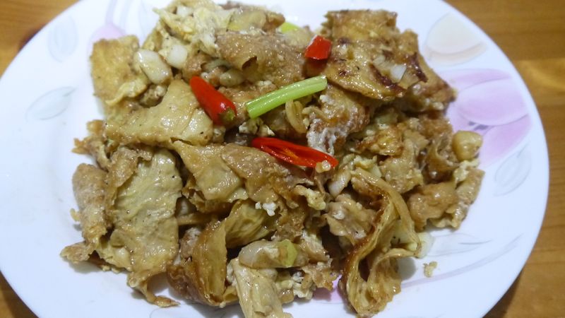 蛋燴豆皮