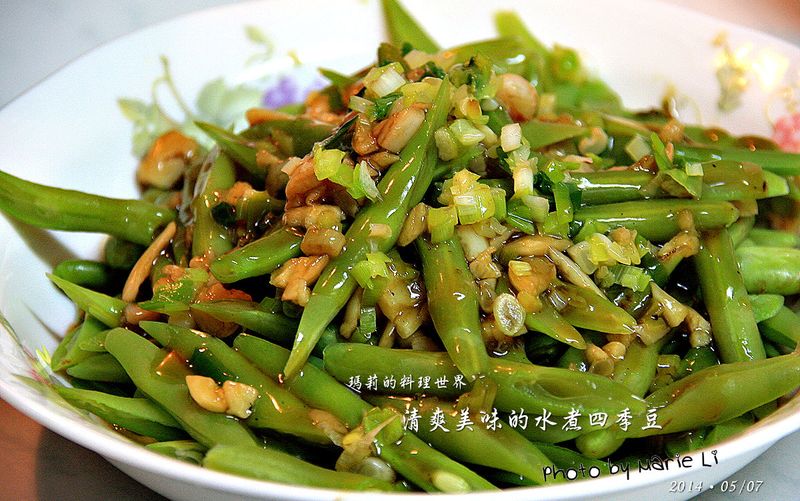 瑪莉廚房:清爽味美的水煮四季豆