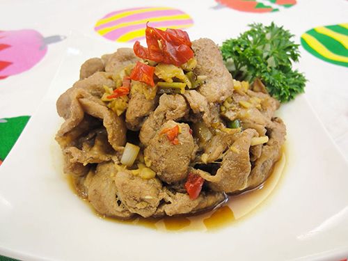 有心食譜：醬燒梅花肉片