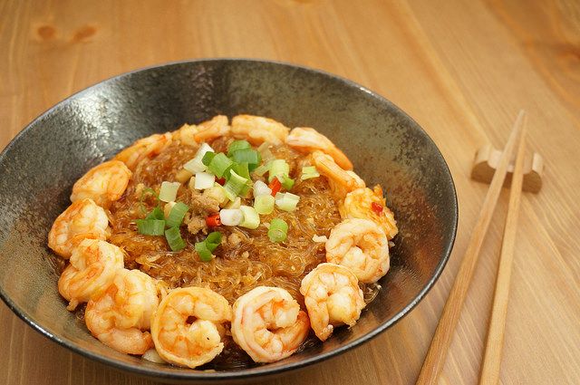 鮮蝦粉絲煲