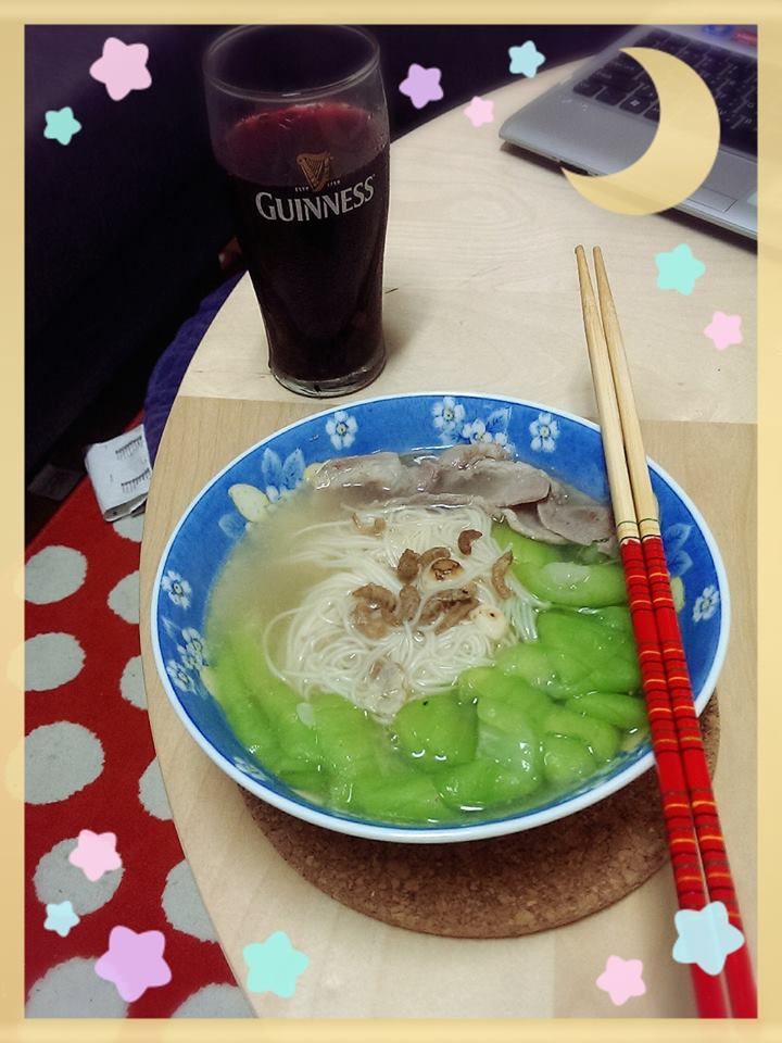 [無油煙  低熱量] 絲瓜肉片麵線