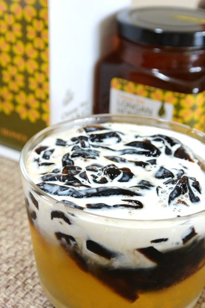 仙草蜜奶凍