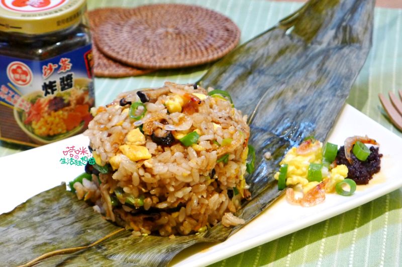 櫻花蝦沙茶炸醬炒飯【牛頭牌端午好香拌】