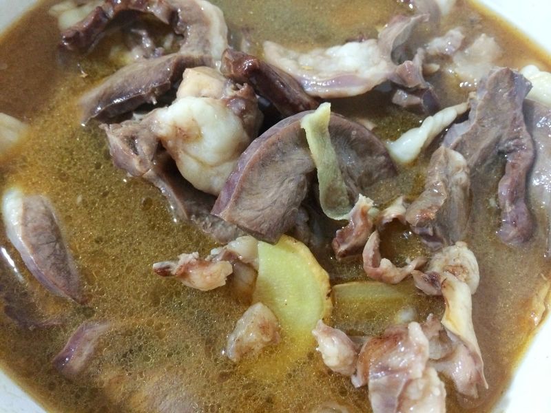 麻油豬心
