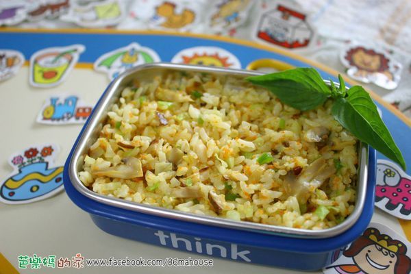 素食副食品-菇菇松子拌飯