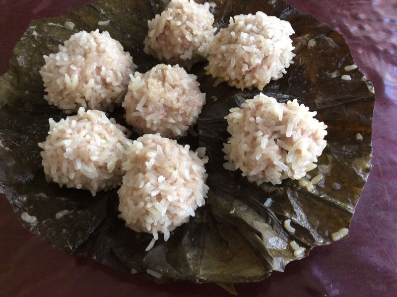 荷葉珍珠丸子
