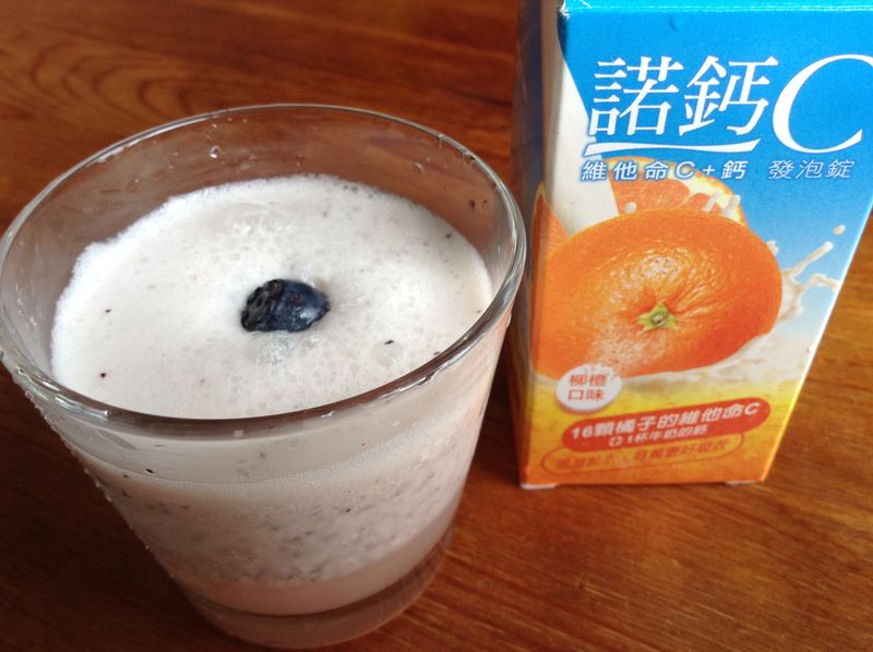 藍莓C香草飲『諾鈣C發泡錠』