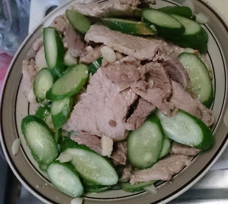 肉片炒黃瓜