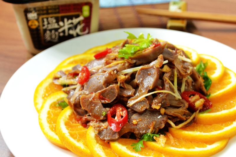 鹽麴辣拌雞胗【穀盛鹽麴】