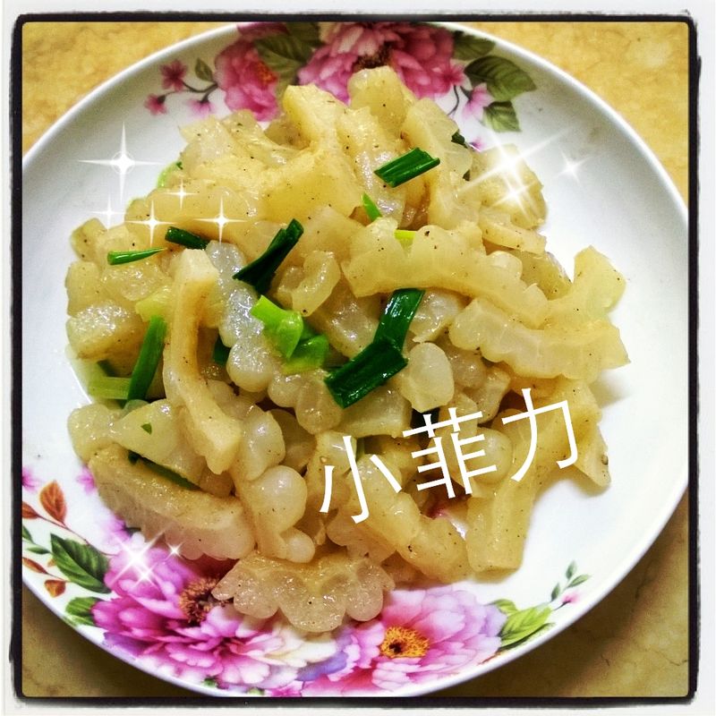 清炒苦瓜