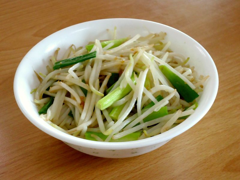 家常炒豆芽