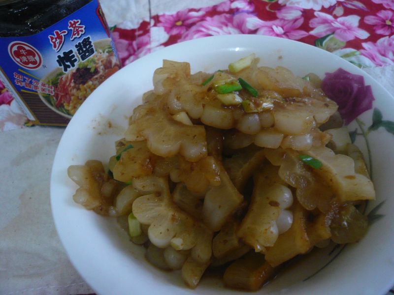 快炒沙茶炸醬苦瓜─牛頭牌端午好香拌