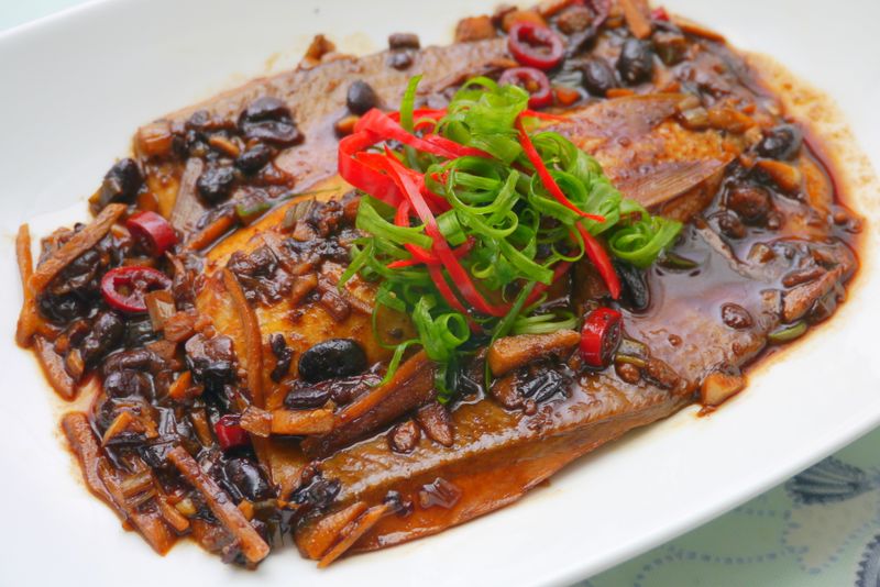 豆豉虱目魚