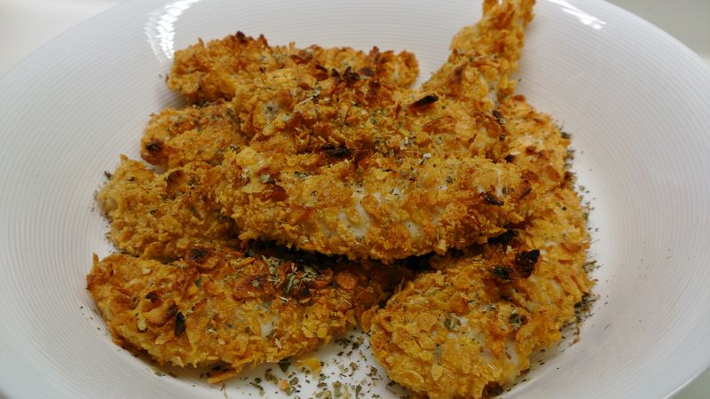 無油義大利香料雞柳條