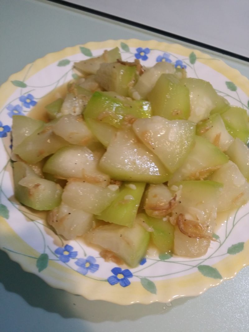 蝦米炒蒲瓜