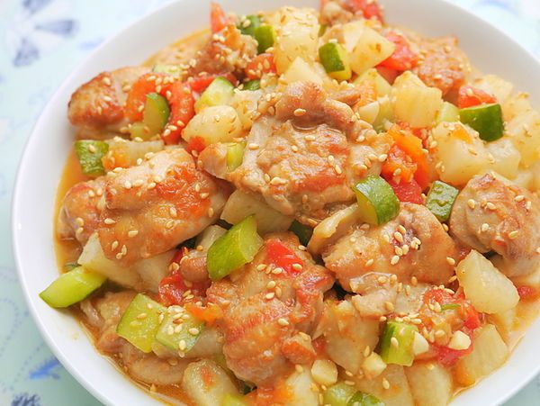 胡麻醬雞丁