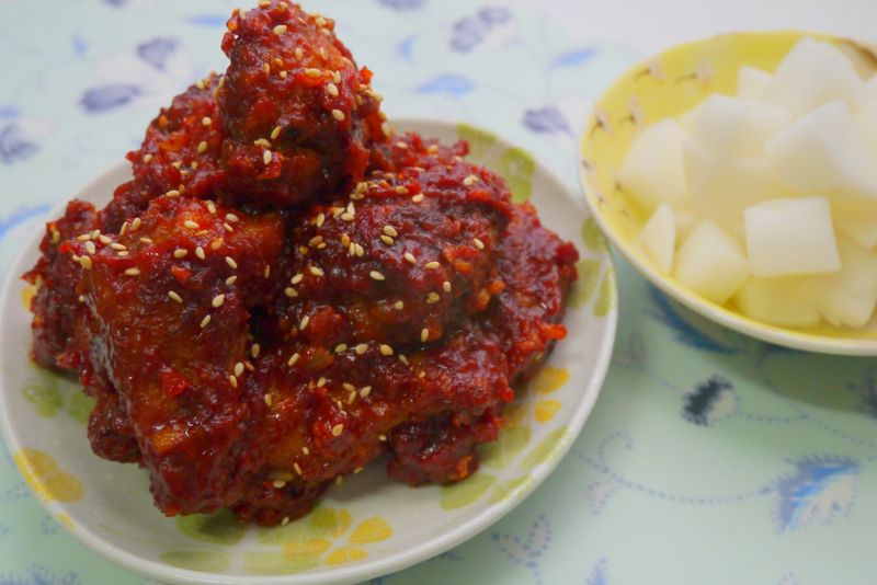 韓式辣醬炸雞