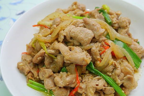洋蔥沙茶肉片