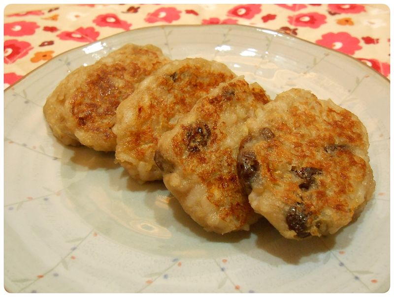 肉桂香蕉米飯薯餅