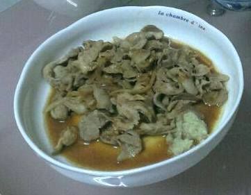 薑燒豬肉