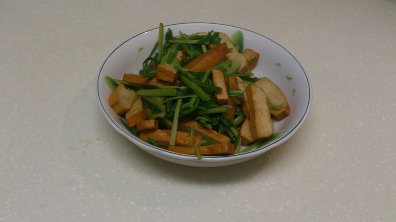 香干炒芹菜
