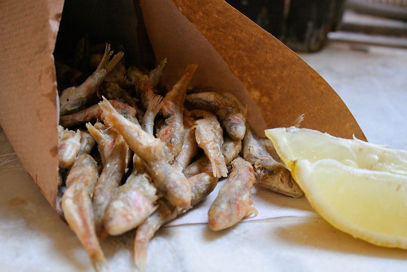 超好吃der拿波里炸小魚