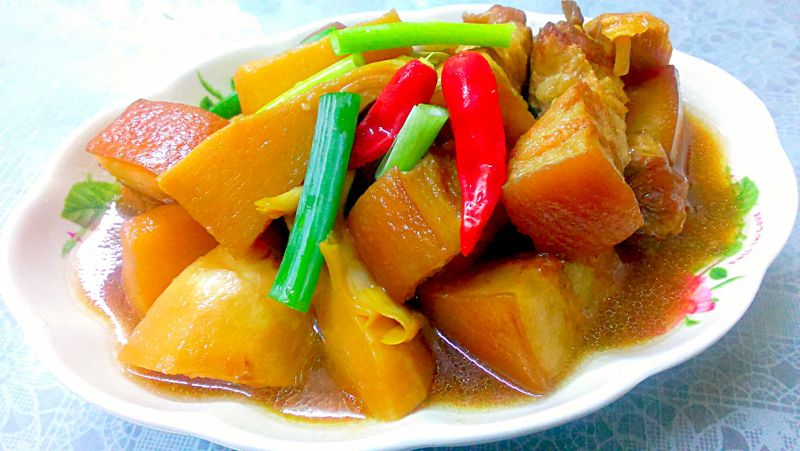 綠竹筍燒五花肉~夏日清爽版