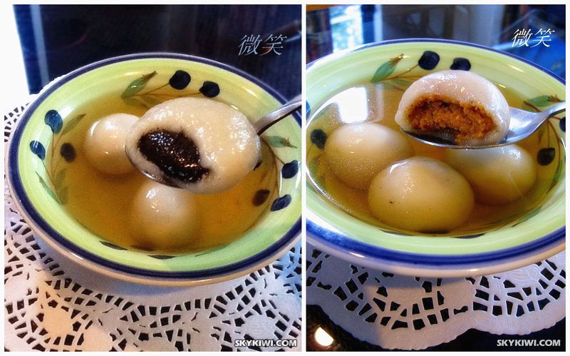 皮Q餡香~芝麻湯圓、花生湯圓