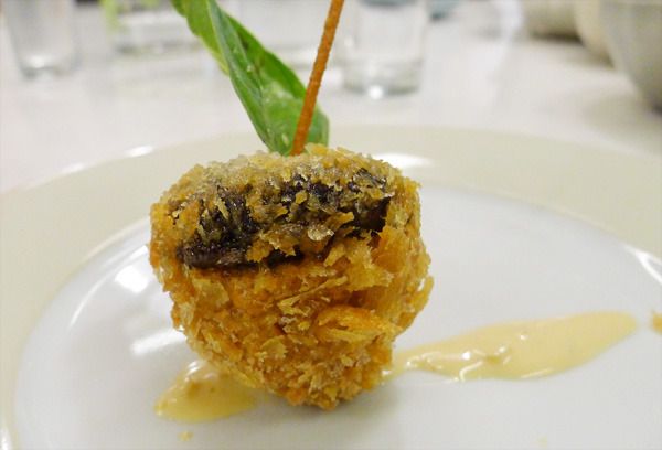酥炸陀螺菇配韃靼醬(豆油伯缸底醬油食譜)