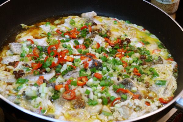 清蒸鱸魚片(豆油伯金豆豉食譜)