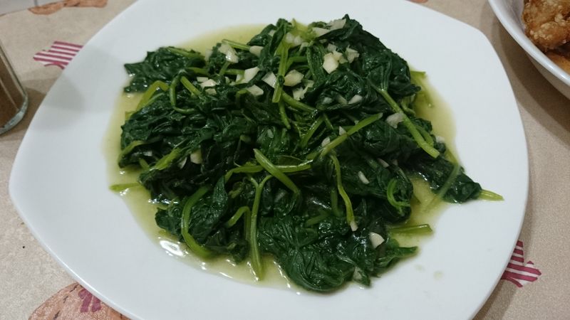 [綠色蔬菜]蒜香地瓜葉