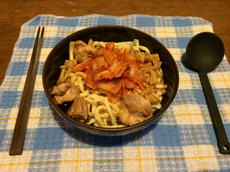 泡菜雞蛋冷麵