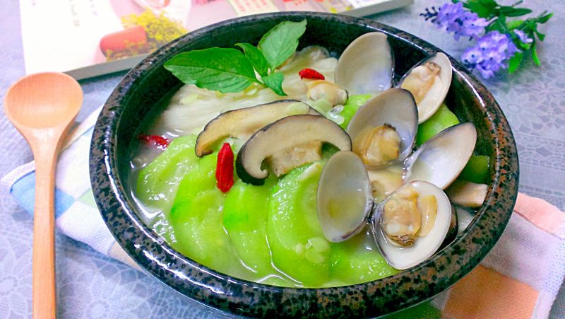 家常絲瓜麵線