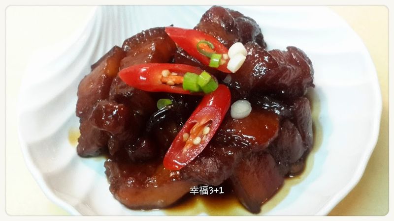 紅燒五花肉【一匙醬油，上色撇步】