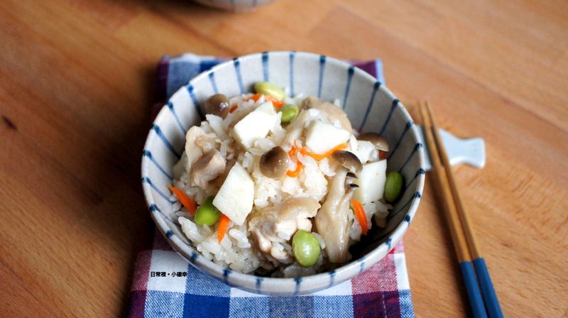夏日綠竹筍雞肉炊飯