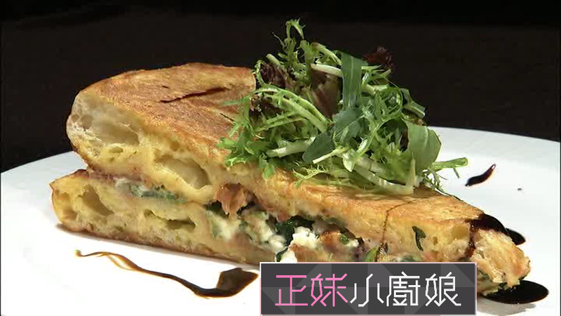 隔夜Pizza變義式啦 費達菠菜脆餅