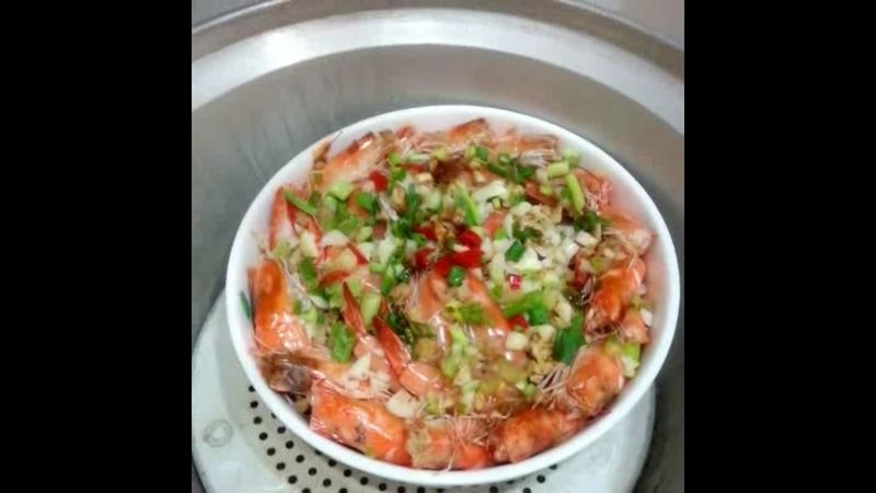 鮮蝦芙蓉粉絲煲