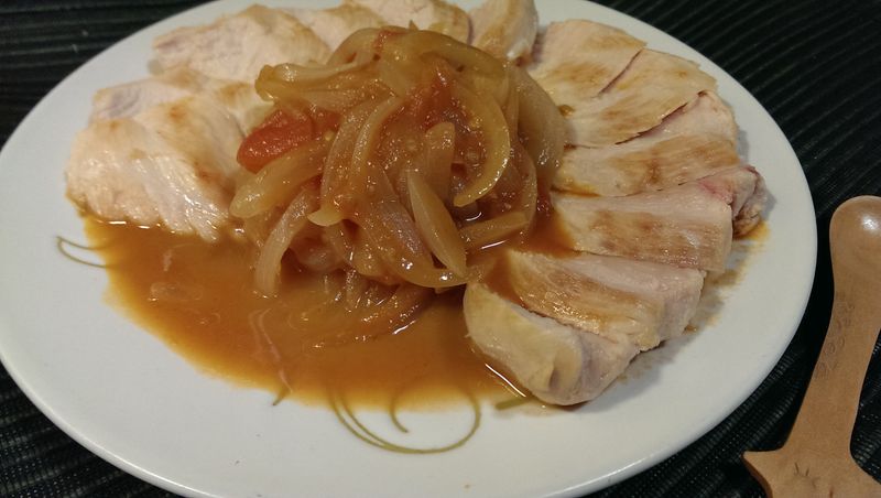 番茄洋蔥雞排