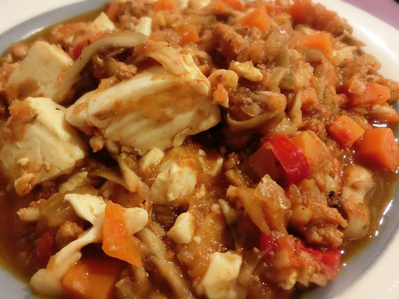 【空姐愛煮菜】西班牙辣肉醬燉豆腐