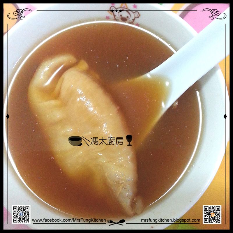 花膠燉雙參（黨參、花旗參）@馮太廚房