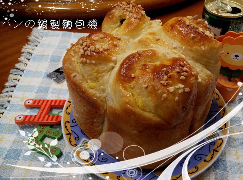葡萄奶酥麵包-パンの鍋(胖鍋)製麵包機