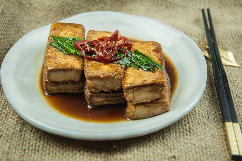 【蔥燒豆腐】