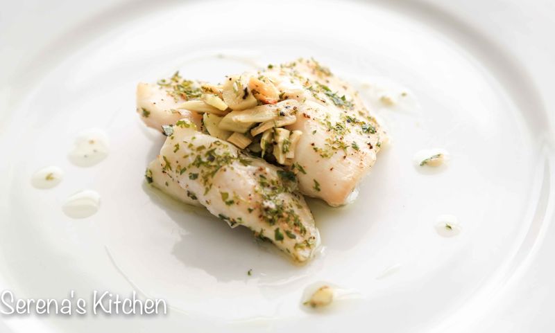 [Serena上菜]香料烤比目魚頰