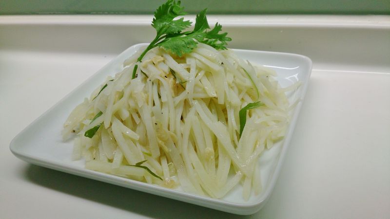 醋溜蝦皮土豆絲