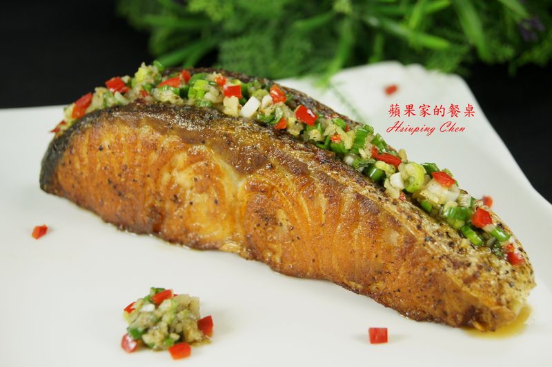 蒜香奶油鮭魚