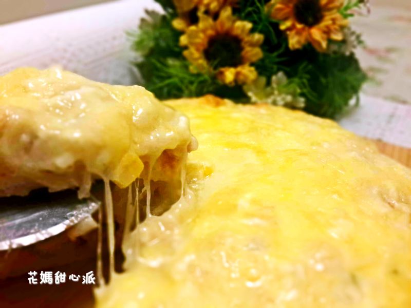 鮪魚拌飯披薩